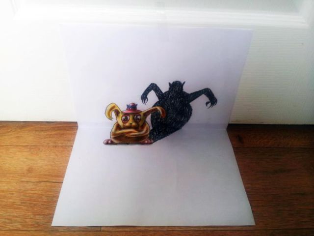 アイデアあふれる３Dドローイングの写真