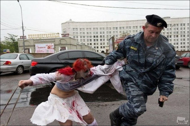 ロシアでしかお目にかかれない光景の写真