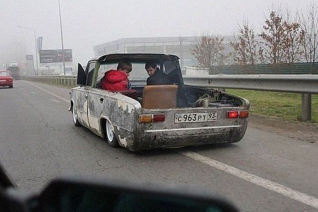 ロシアの日常風景のオモシロ写真