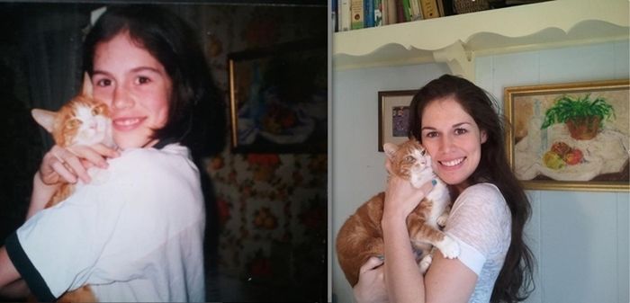 ペットと人の成長記録の写真