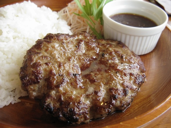 見ているだけで食べたくなる美味しいハンバーグの写真