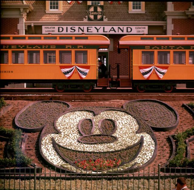 オープン直後のディズニーランドを撮影した写真