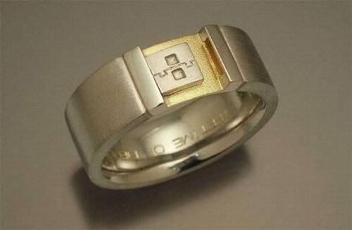 結婚指輪が行き過ぎてる写真