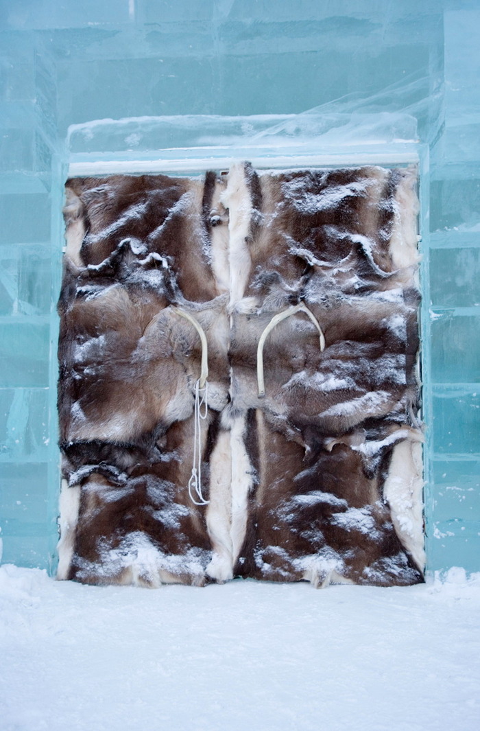 スウェーデンの氷と雪で作られたホテル