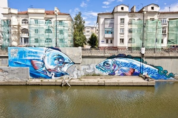 ロシアの格好良すぎるストリートアート