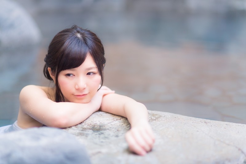 ぱくたそ 温泉美女のフリー写真