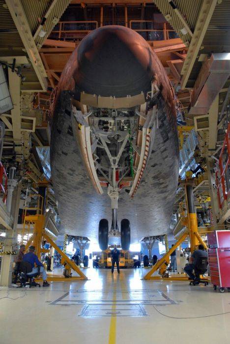 ロマンの宇宙とスペースシャトルの写真