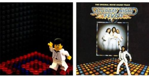 有名CDアルバムのジャケットをカヴァーしたアート写真