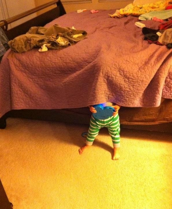 隠れたつもりが可愛すぎる！頭隠して尻隠れてない、子供たちの隠れんぼ写真