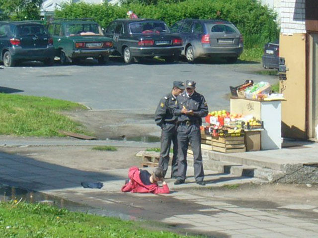ロシアの日常風景のオモシロ写真