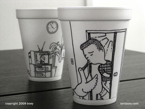 油性ペンだけで描かれたシャーピーアートがハイセンスでスゴい写真