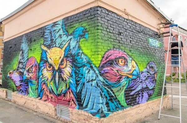 ロシアの格好良すぎるストリートアート