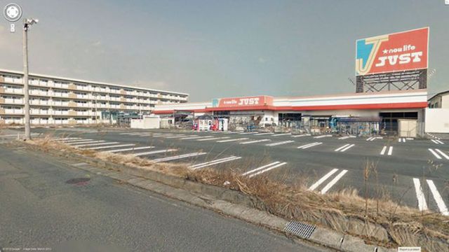 グーグルストリートビューで見かけた珍しい風景の写真