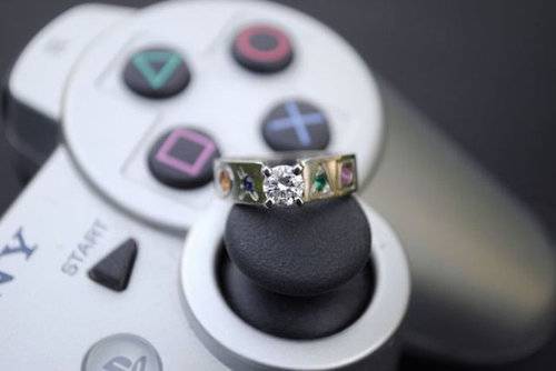 結婚指輪が行き過ぎてる写真