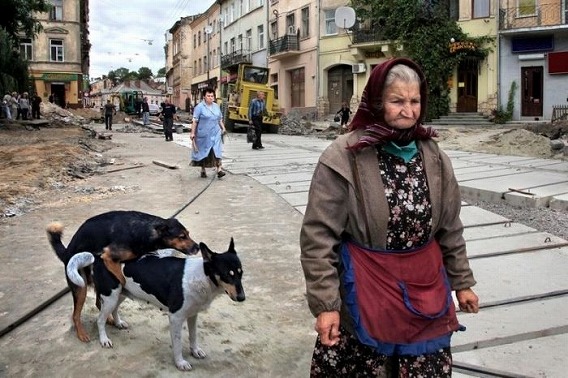 ロシアで見かけたシュールな光景の画像