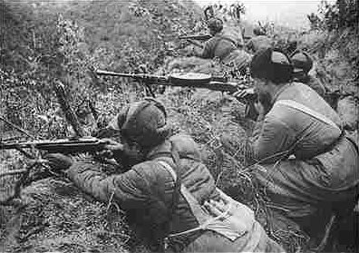 抗美援朝義勇軍の兵士