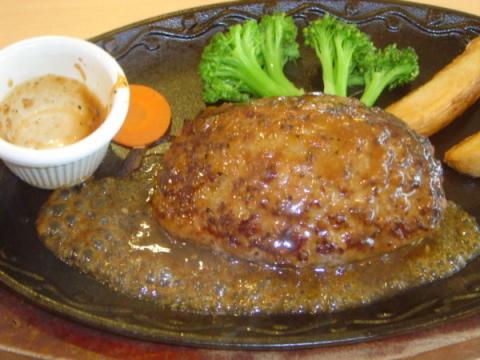 本当に美味しそうなハンバーグの写真