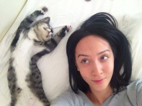 「猫がいて幸せを感じる瞬間」の写真