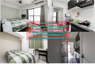 2 mins from Nankai Namba station (Namba area) 2b