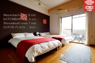 7F 3MIN Dotonbori,Shinsaibashi/WifiFre