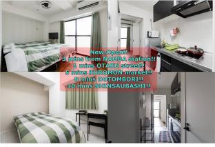 2 mins from Nankai Namba station (Namba area) 2b