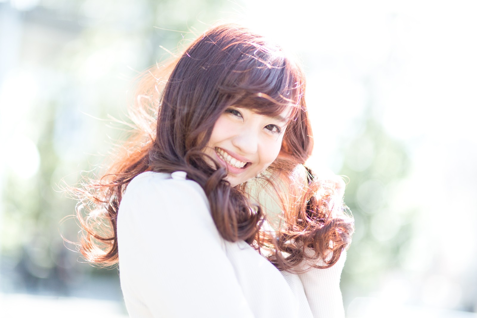美女の笑顔